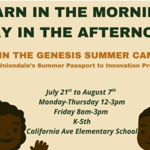 The Genesis Program- Summer Camp!